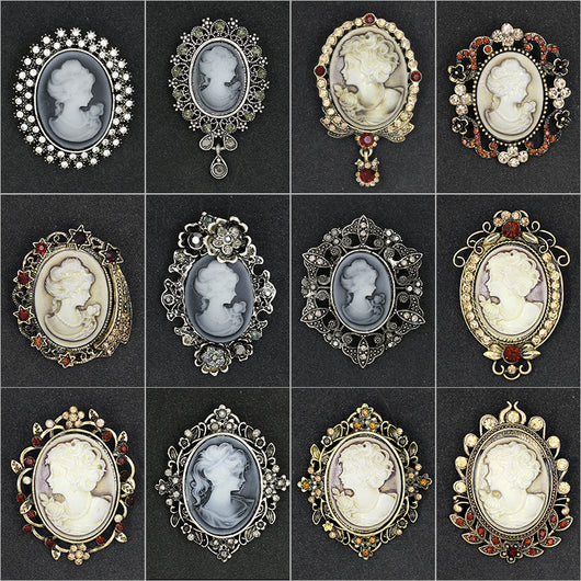 Broche Retro Palace Vintage - Pin de Moda Europea Antibrillo para Cuello y Bolero - Image 60