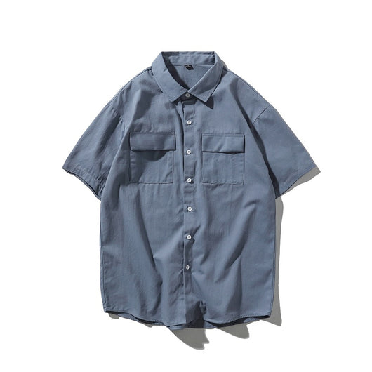 Camisa de Trabajo Manga Corta Hombre Corte Relajado - Image 3