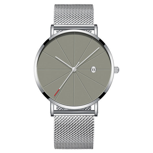 Reloj de Hombre con Calendario Acero Inoxidable Malla Metálica Cuarzo - Image 13