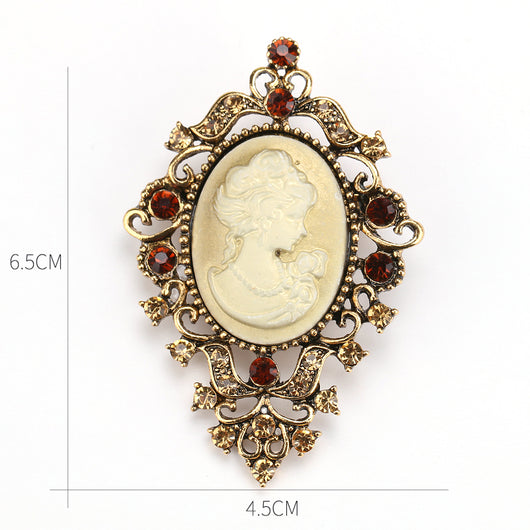 Broche Retro Palace Vintage - Pin de Moda Europea Antibrillo para Cuello y Bolero - Image 14