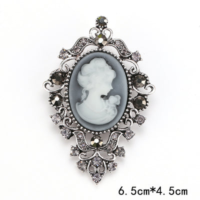 Broche Retro Palace Vintage - Pin de Moda Europea Antibrillo para Cuello y Bolero - Image 13