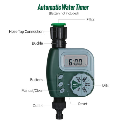 Controlador de Riego Automático Programable con Temporizador Digital - Image 9
