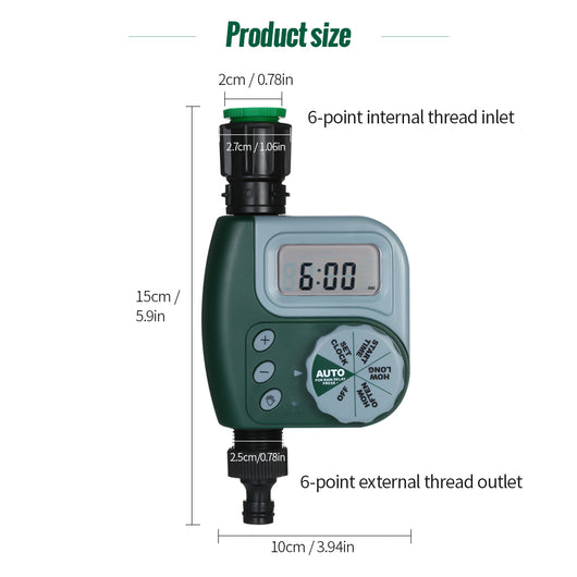 Controlador de Riego Automático Programable con Temporizador Digital - Image 13