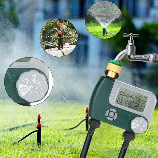 Controlador de Riego Automático Programable con Temporizador Digital