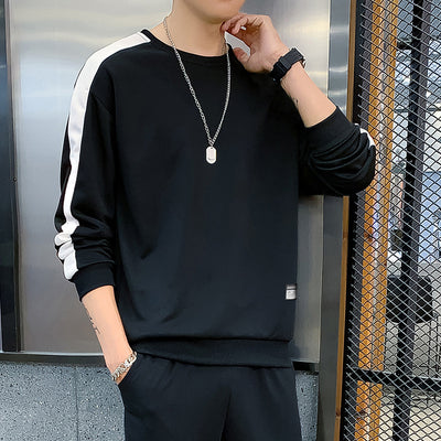 Sudadera Cuello Redondo Ajustada Manga Larga para Hombre - Image 11