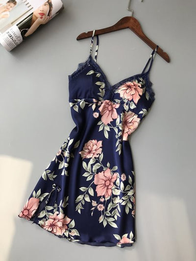 Camisón de Seda y Encaje para Dormir - Lencería Elegante para Mujer - Image 8