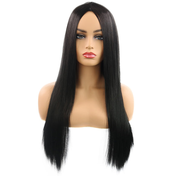Pelucas Brasileñas Remy Cabello Liso Natural para Mujeres Afro
