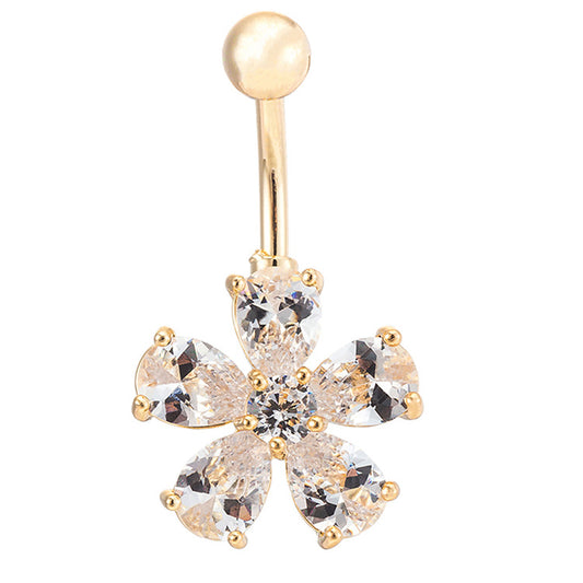 Aro Piercing Ombligo Acero Inoxidable - Joya Corporal Elegante para Mujer