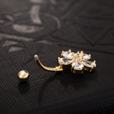Aro Piercing Ombligo Acero Inoxidable - Joya Corporal Elegante para Mujer - Image 3