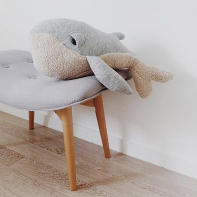 Almohada Suave Ballena y Delfín - Juguete de Peluche Marino para Bebés - Image 8