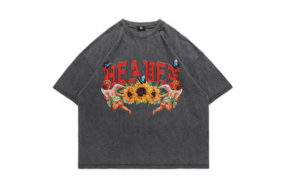 Camiseta Manga Corta Flores Ángel Lágrimas de Dios - Image 9