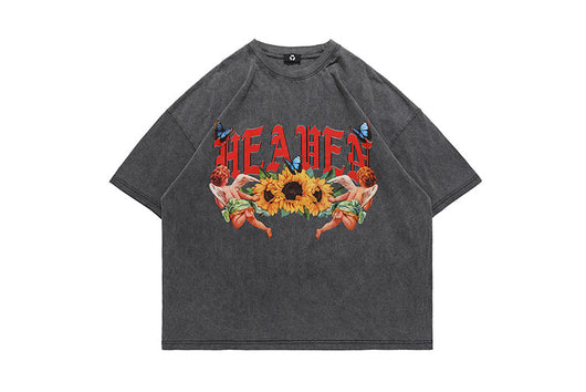 Camiseta Manga Corta Flores Ángel Lágrimas de Dios - Image 9