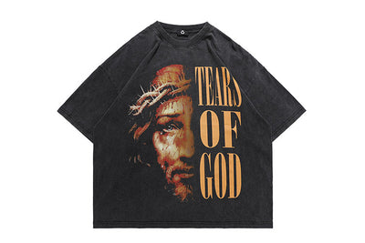 Camiseta Manga Corta Flores Ángel Lágrimas de Dios - Image 2