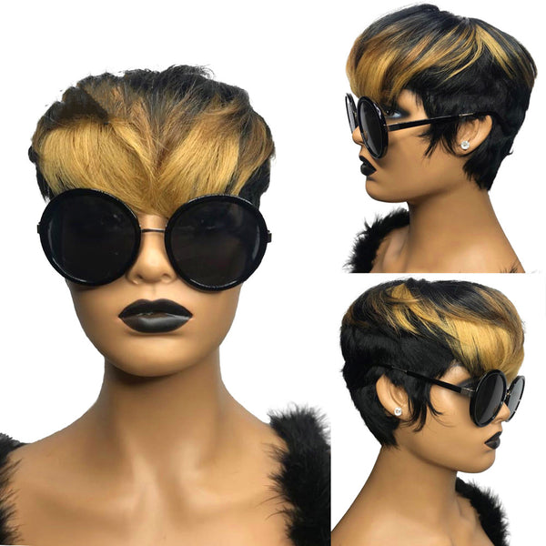 Púas de Guitarra Multicolor para Cabello Rizado Corto - Marrón