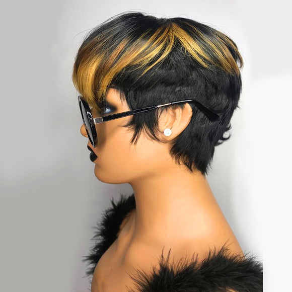 Púas de Guitarra Multicolor para Cabello Rizado Corto - Marrón