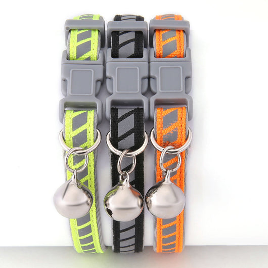 Collares Reflectantes para Mascotas con Hebilla de Plástico para Paseos al Aire Libre - Image 11