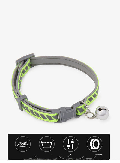 Collares Reflectantes para Mascotas con Hebilla de Plástico para Paseos al Aire Libre - Image 6