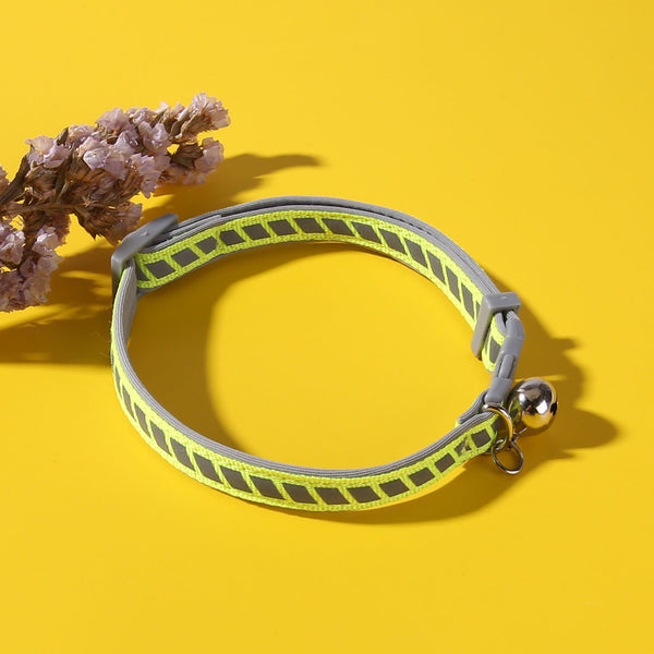Collares Reflectantes para Mascotas con Hebilla de Plástico para Paseos al Aire Libre