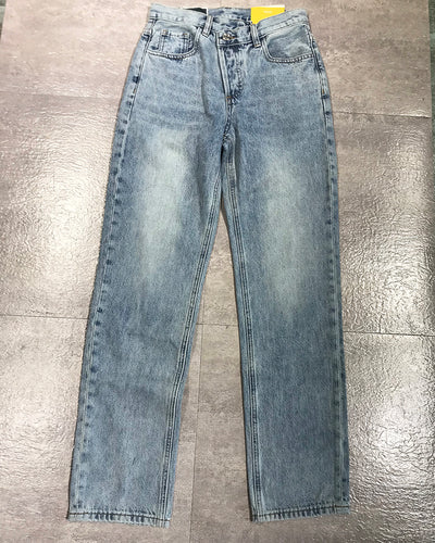 Pantalón Ancho Recto de Cintura Cruzada - Diseño Europeo Versátil - Image 13