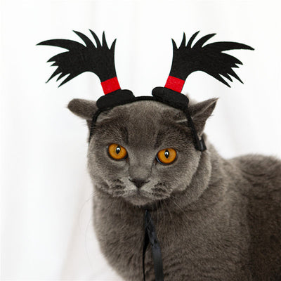 Diadema Gato Divertido con Trenzas - Accesor Felino Adorable - Image 3