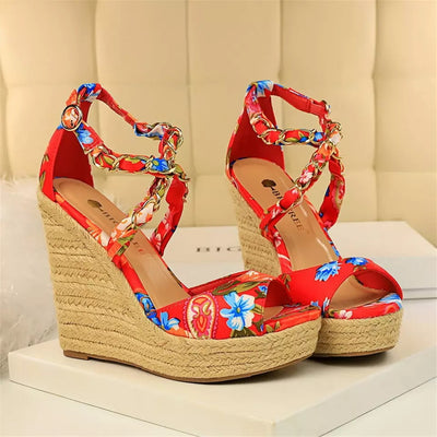 Sandalias Cuña Cómoda Talla Grande para Mujer - Verano - Image 18