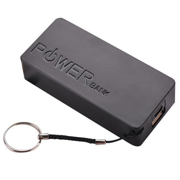 Cargador Portátil 5600mAh con 2 Baterías 18650 - Estuche DIY