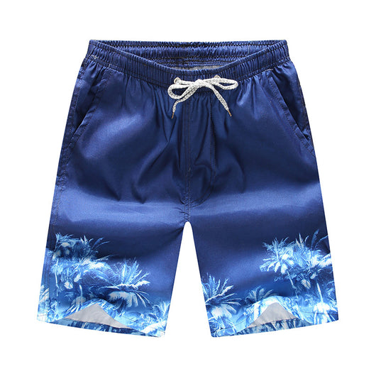 Pantalones Cortos de Playa Floreados Holgados para Hombre - Image 8