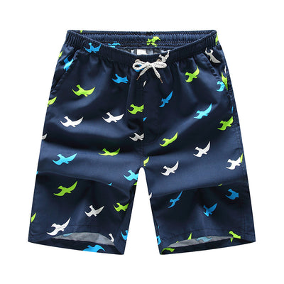 Pantalones Cortos de Playa Floreados Holgados para Hombre - Image 10