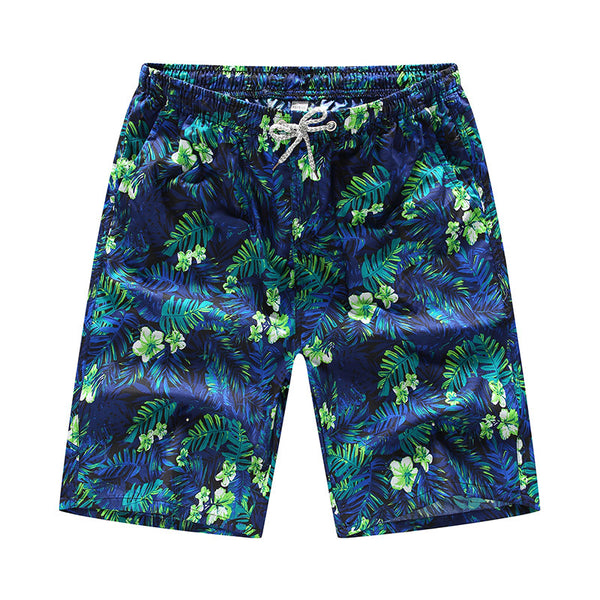 Pantalones Cortos de Playa Floreados Holgados para Hombre