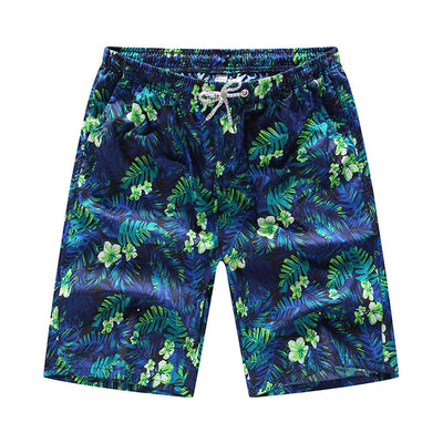 Pantalones Cortos de Playa Floreados Holgados para Hombre