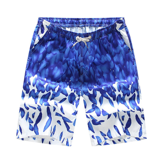 Pantalones Cortos de Playa Floreados Holgados para Hombre - Image 2