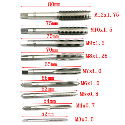 Juego de Machos y Terrajas Métricos Profesionales con Llave - Image 9
