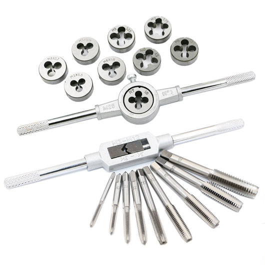 Juego de Machos y Terrajas Métricos Profesionales con Llave - Image 7