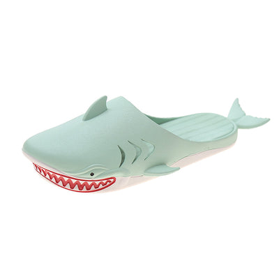 Pantuflas Tiburón Divertidas para Familia - Diseño Cartoon Cómodo para Playa y Viajes - Image 3