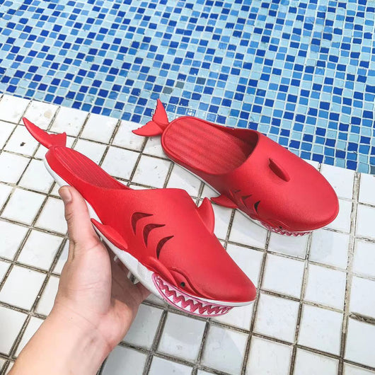 Pantuflas Tiburón Divertidas para Familia - Diseño Cartoon Cómodo para Playa y Viajes - Image 6
