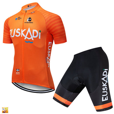 Jersey de Ciclismo 12D Naranja Manga Corta - Traje Deportivo de Verano - Image 18