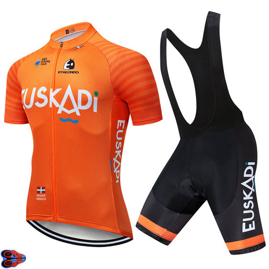Jersey de Ciclismo 12D Naranja Manga Corta - Traje Deportivo de Verano - Image 14