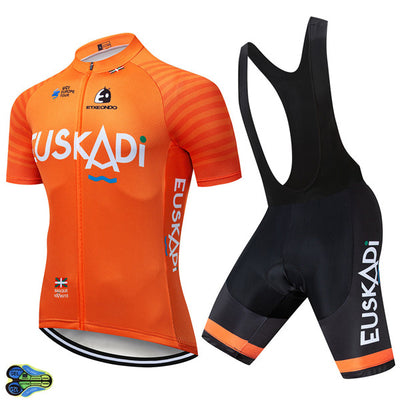 Jersey de Ciclismo 12D Naranja Manga Corta - Traje Deportivo de Verano - Image 10
