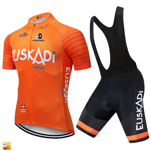 Jersey de Ciclismo 12D Naranja Manga Corta - Traje Deportivo de Verano - Image 8
