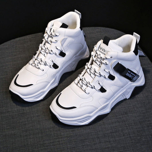Tenis Deportivos Blancos para Mujer con Plataforma Chunky - Primavera Verano - Image 10