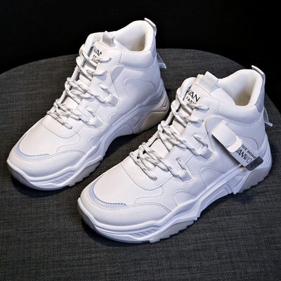 Tenis Deportivos Blancos para Mujer con Plataforma Chunky - Primavera Verano - Image 14