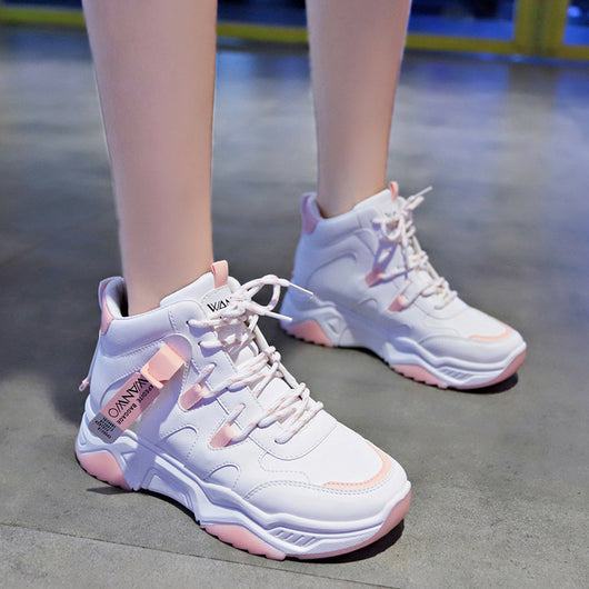 Tenis Deportivos Blancos para Mujer con Plataforma Chunky - Primavera Verano - Image 12