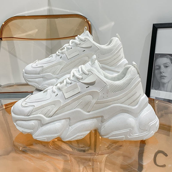 Zapatillas Deportivas Primavera con Altura Aumentada para Jóvenes Mujeres