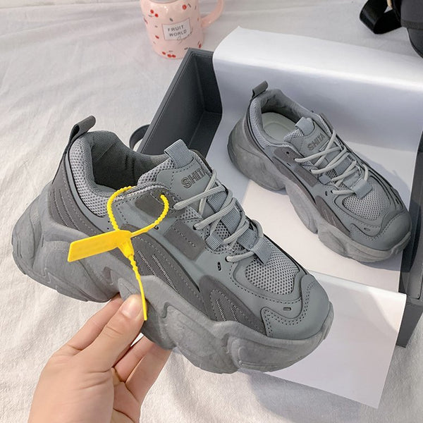 Zapatillas Deportivas Primavera con Altura Aumentada para Jóvenes Mujeres