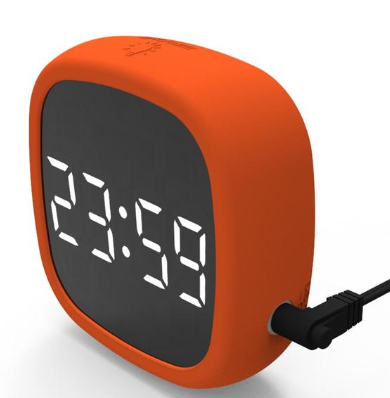 Reloj Despertador LED con Control de Voz, Espejo Inteligente para Mesita de Noche - Image 4