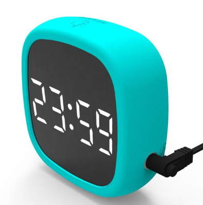 Reloj Despertador LED con Control de Voz, Espejo Inteligente para Mesita de Noche - Image 3