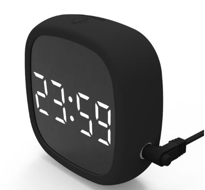 Reloj Despertador LED con Control de Voz, Espejo Inteligente para Mesita de Noche - Image 5