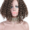 Peruca de Cachos Afro para Cabelo Curto - Rede Interna Rosa Adultos e Idosos