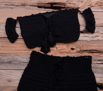 Bikini Tejido Bohemio Multicolor - Traje de Baño Crochet Estilo Europeo - Image 18