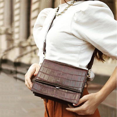 Bolso de Hombro con Textura y Asas Anchas - Image 9